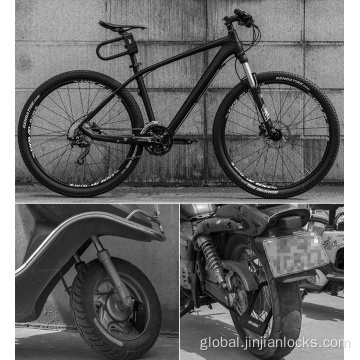 China Smart fingerprint motorcycle ebike bicycle D lock Factory